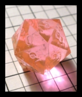 Dice : Dice - 20D - Game Science Precision Salmon Discontinued Color Gen Con Aug 2009